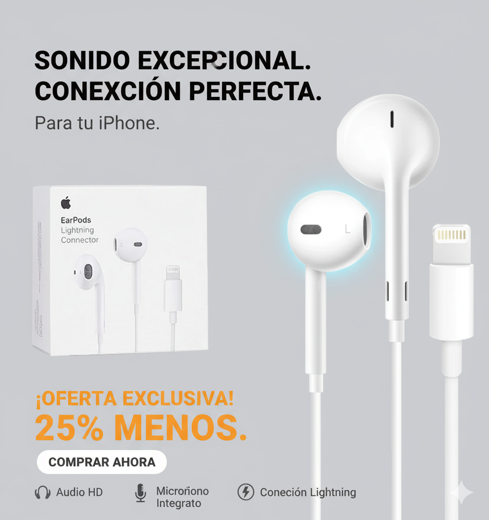 Audifonos manos libres Para iPhone